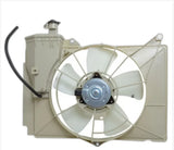 PEIVSO High Quality 12V Radiator Motor Fan Assembly for Vios Echo 2000-2005 1.5L 4CYL 1NZ OEM 16711-21030