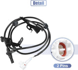 2Pcs ABS Wheel Speed Sensor 89542-52030 89543-52030 For Toyota Yaris Vios 2005-2007 ALS1388 ALS1769 ALS1765 Front Left Right