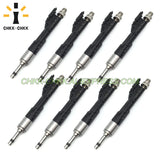 8x 13647645956 0261500186 62818 FJ640 Fuel Injector For BMW 550I 650I 750I M5 M6 X5 X6 4.4L V8 Turbocharged