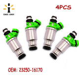 CHKK-CHKK 4pcs/lot 23250-16170 23209-16170 fuel injectors for TOYOTA CORONA 1.6L RHD 4AFE 1996-1997-1998-1999-2000-2001
