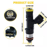 CHKK-CHKK 4pcs 210LB 2200CC Fuel Injector for Honda Audi Mazda Dodge LS3 LS7 Corvette C6 Camaro 0280158829 0280158821 0280158843