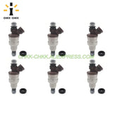 CHKK-CHKK 6pcs 23250-65020 23209-65020 fuel injector for TOYOTA 4RUNNER TRUCK T100 3VZE 1988~1995