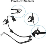 Front Left ABS Wheel Speed Sensor for 2004-2009 Toyota Highlander Lexus RX330 RX350 RX400H FWD AWD 89543-48030