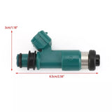 4pcs fuel injectors fuel nozzle 15710-65J00 1571065J00 for Suzuki SX4 2.0L L4 2007 2008 2009 New