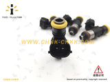 CHKK-CHKK 4pcs 0280158821 fuel injector 210Lb 2200Cc for High Impedance Honda Audi Mazda Dodge LS3 LS7 Corvette C6 Camaro