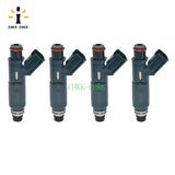 CHKK-CHKK 4PCS Fuel Injector Nozzle 23250-22010 23209-22010 For Toyota Corolla 1.8L 1ZZ 1997~2000 ZZE110 2325022010 2002-2005