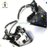 CHKK-CHKK STEERING 84250-02230 Steering Wheel Switch Radio Audio Control for Toyota COROLLA ZRE15 NRE150 ZZE150 Silver and black